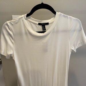 Forever 21 Short sleeved T-shirt dress in ivory